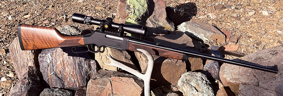The Henry Long Ranger is a compact, lightweight hunting rifle.